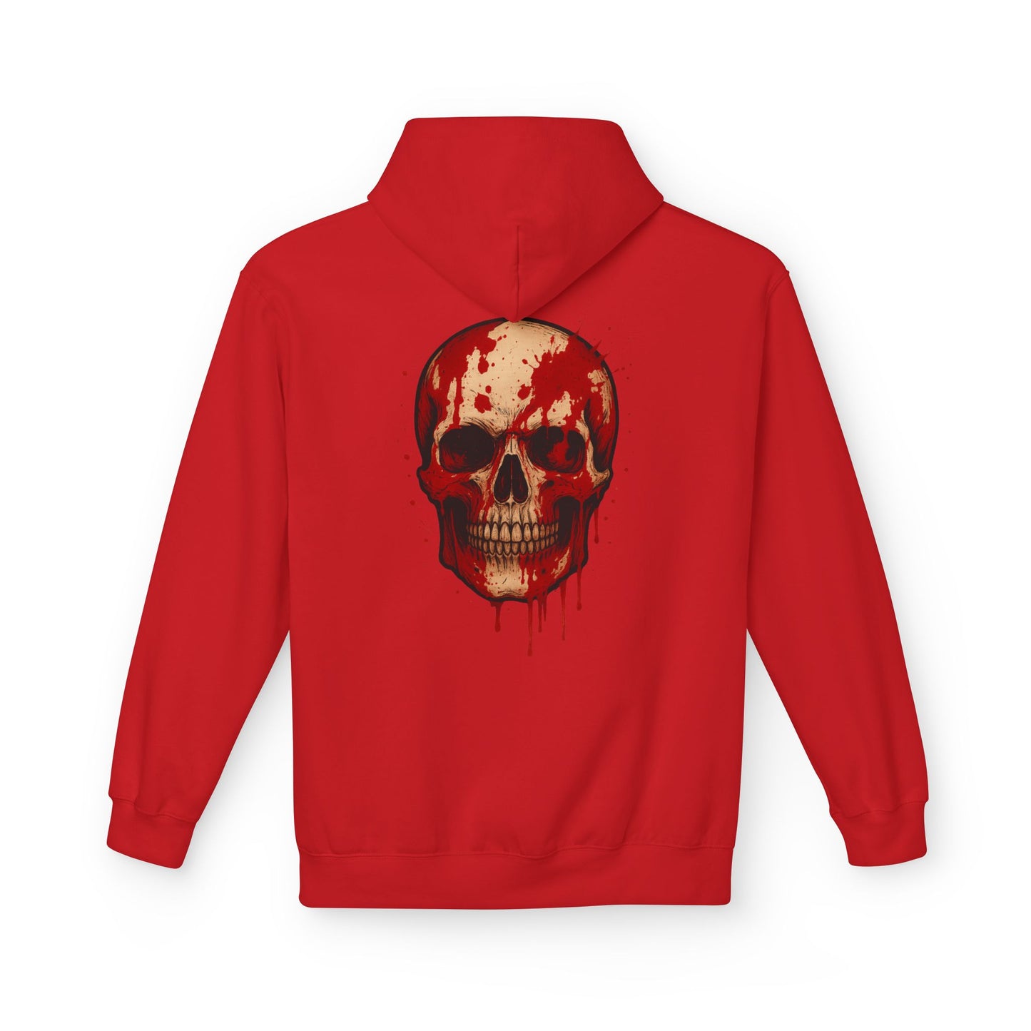 Hoodie “Bloody Skull” – crâne sanglant réaliste