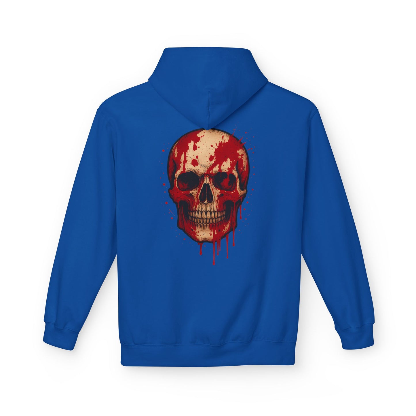 Hoodie “Bloody Skull” – crâne sanglant réaliste