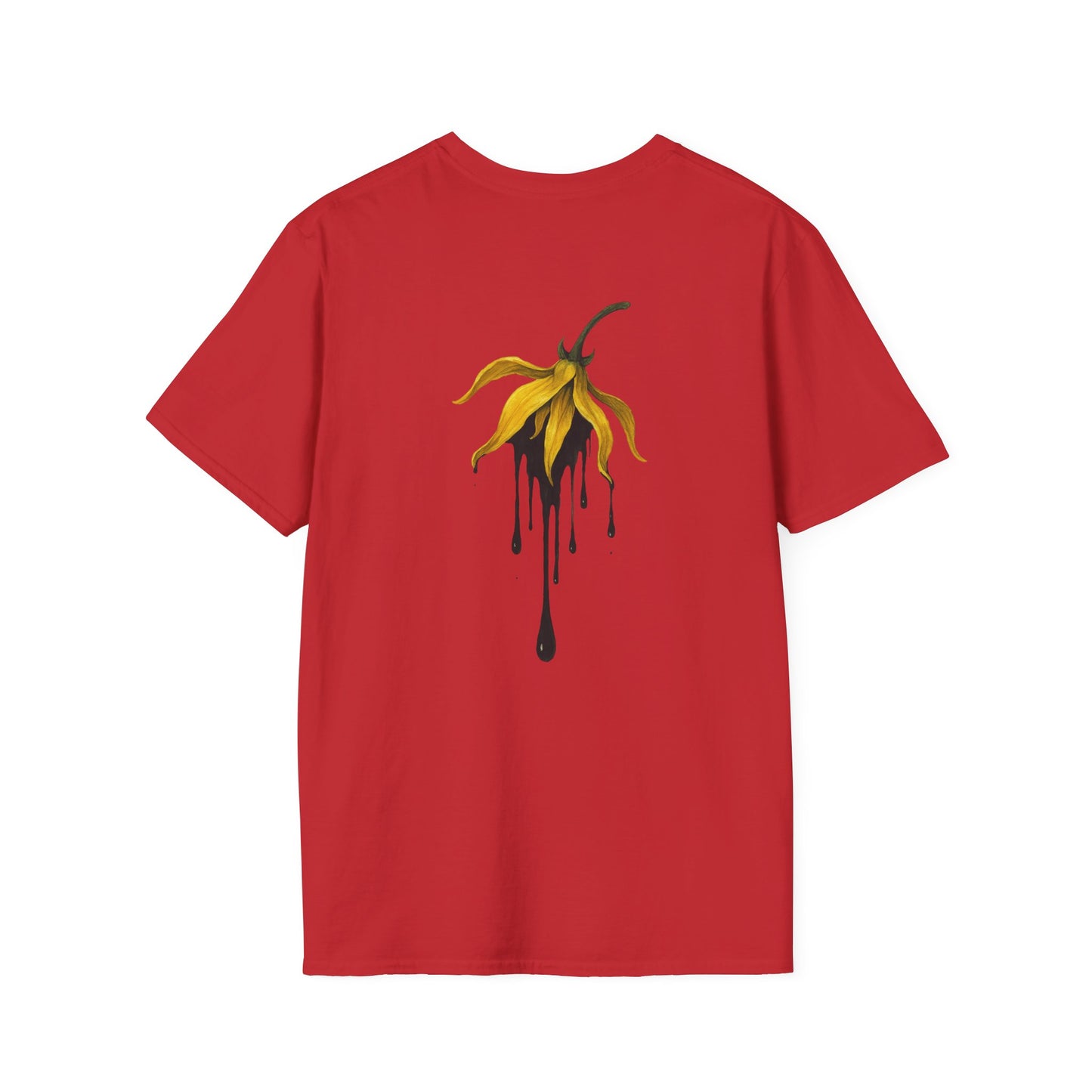 T-shirt unisexe “Fleur qui dégouline”