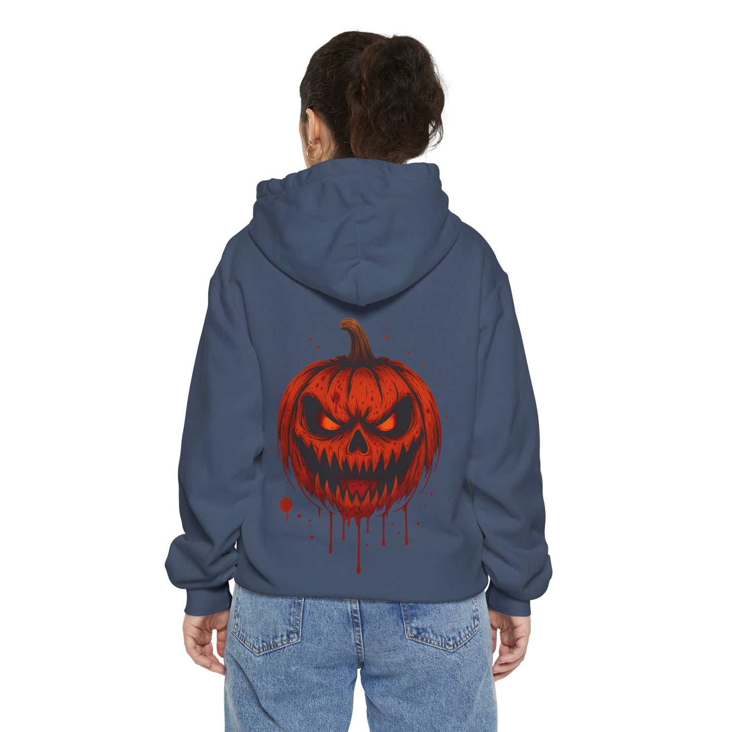 Hoodie “Bloody Pumpkin” – Evil Smile & Halloween Vibes