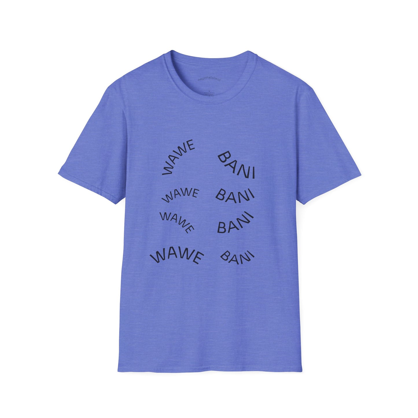 T-shirt Wawe Bani – Design Minimaliste Mahorais