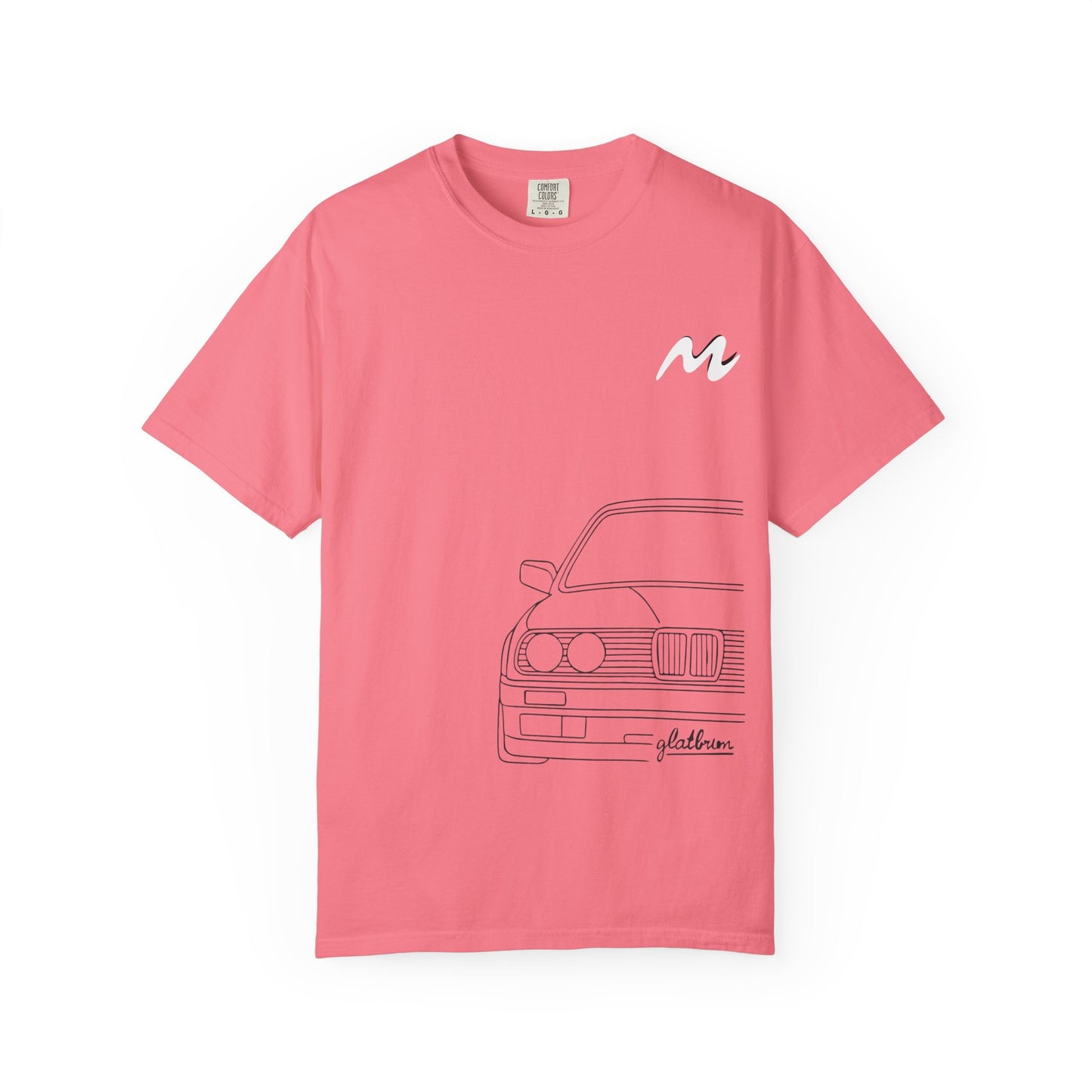 Classic Car Outline Unisex T-Shirt, Vintage Car Tee, Gift for Car Enthusiasts, Automotive Apparel, Daily Wear, Unisex Graphic Shirt