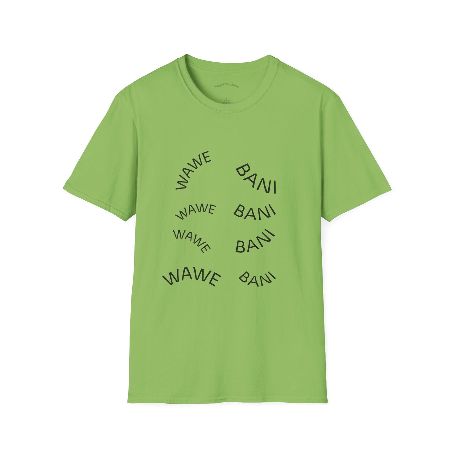 T-shirt Wawe Bani – Design Minimaliste Mahorais