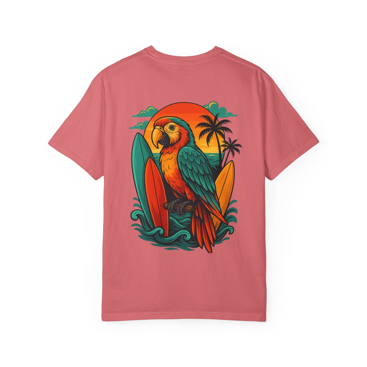 T-shirt unisexe “Perroquet surfeur”