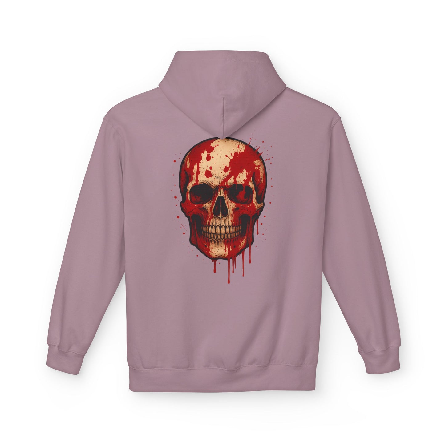 Hoodie “Bloody Skull” – crâne sanglant réaliste