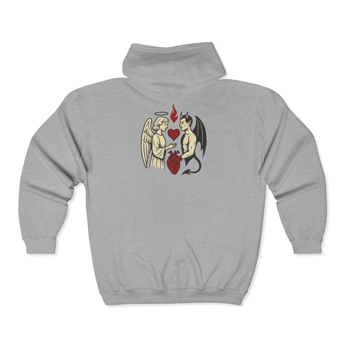 Hoodie zippé unisexe confortable