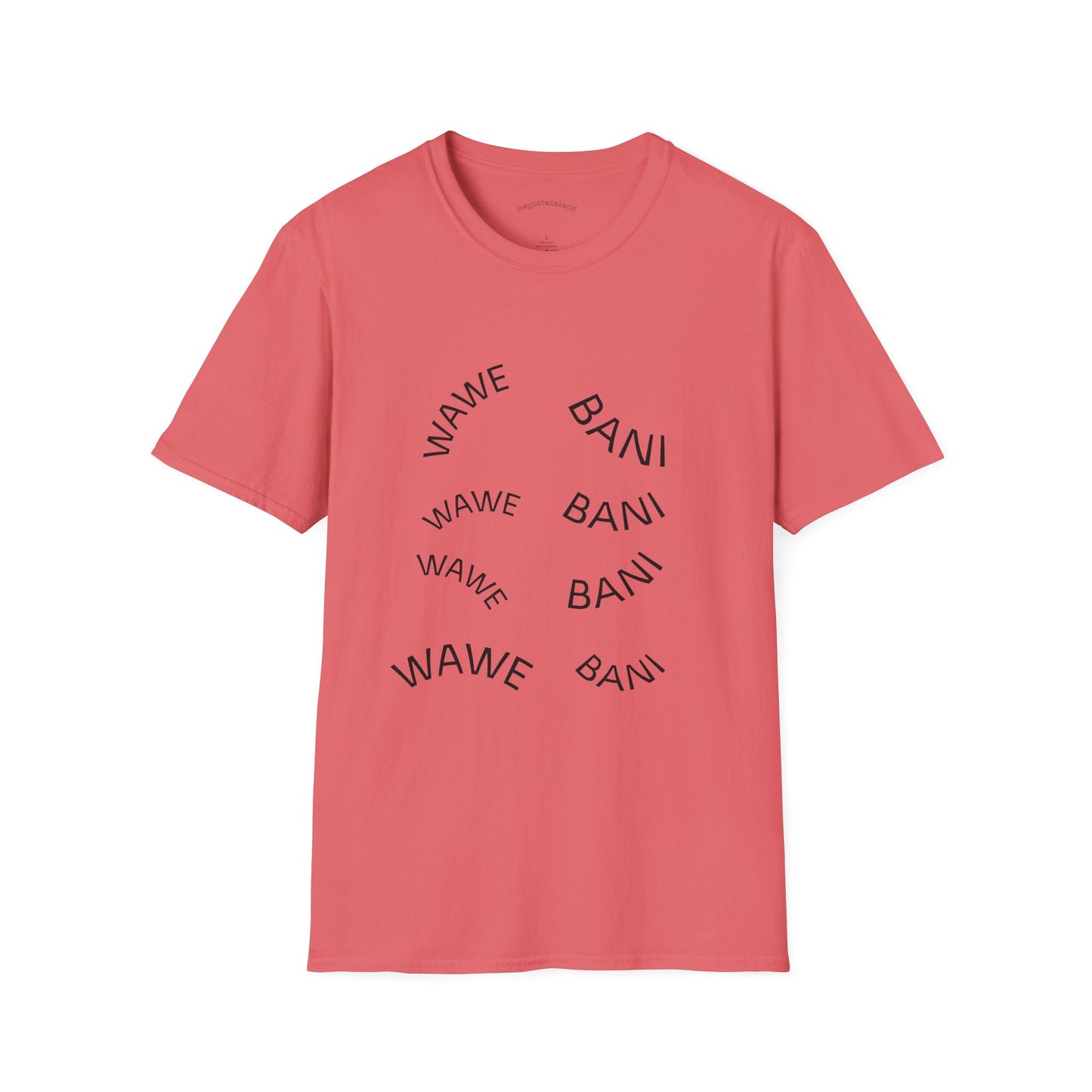 T-shirt Wawe Bani – Design Minimaliste Mahorais