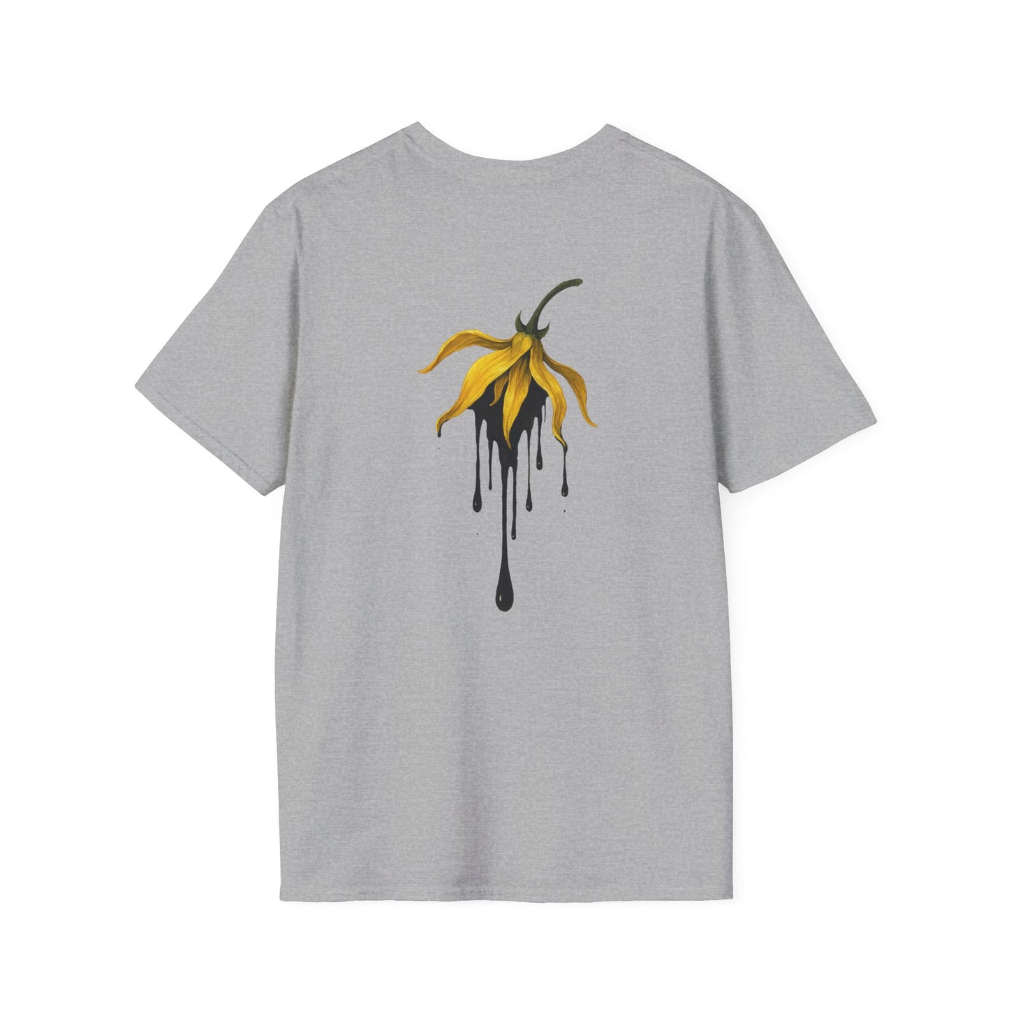 T-shirt unisexe “Fleur qui dégouline”