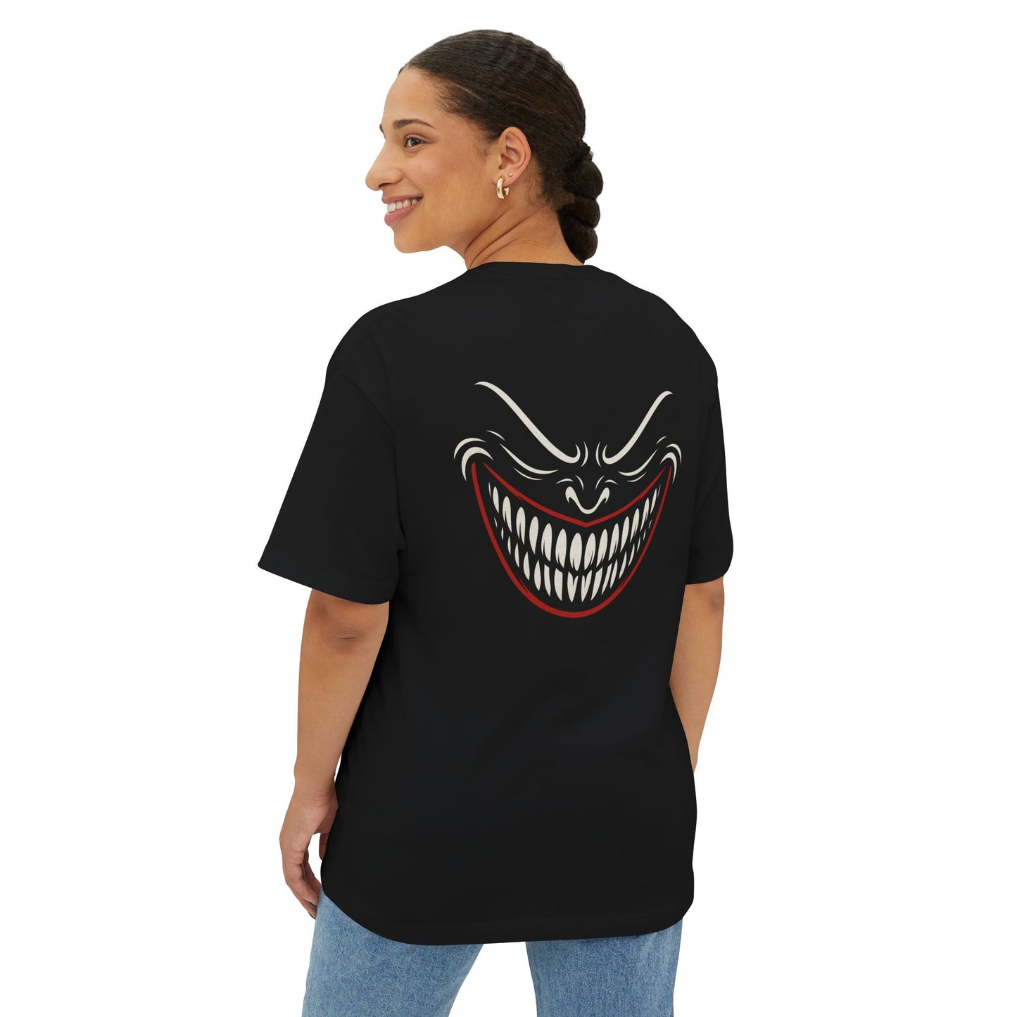 T-shirt “Evil Smile” – Motif sourire démoniaque