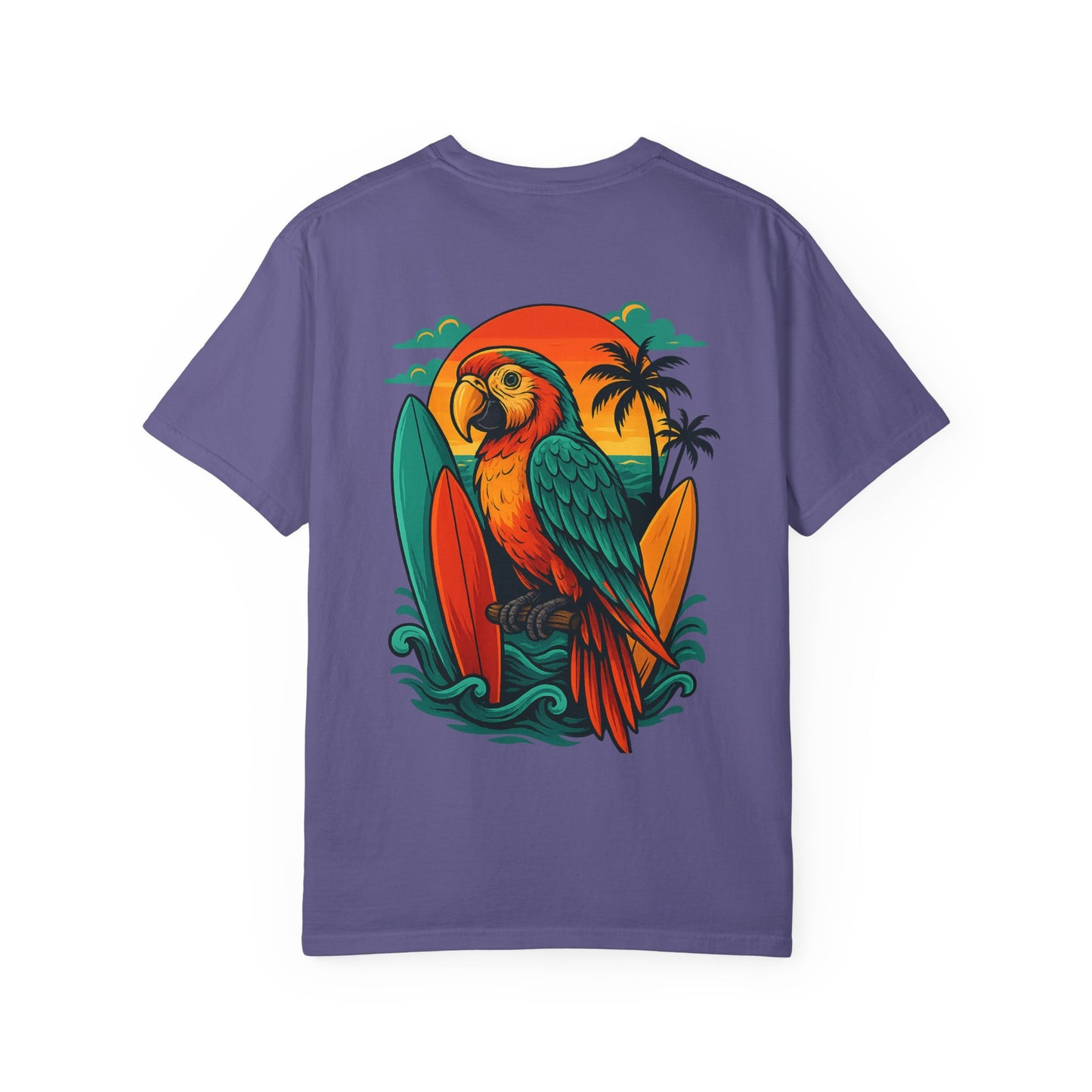 T-shirt unisexe “Perroquet surfeur”