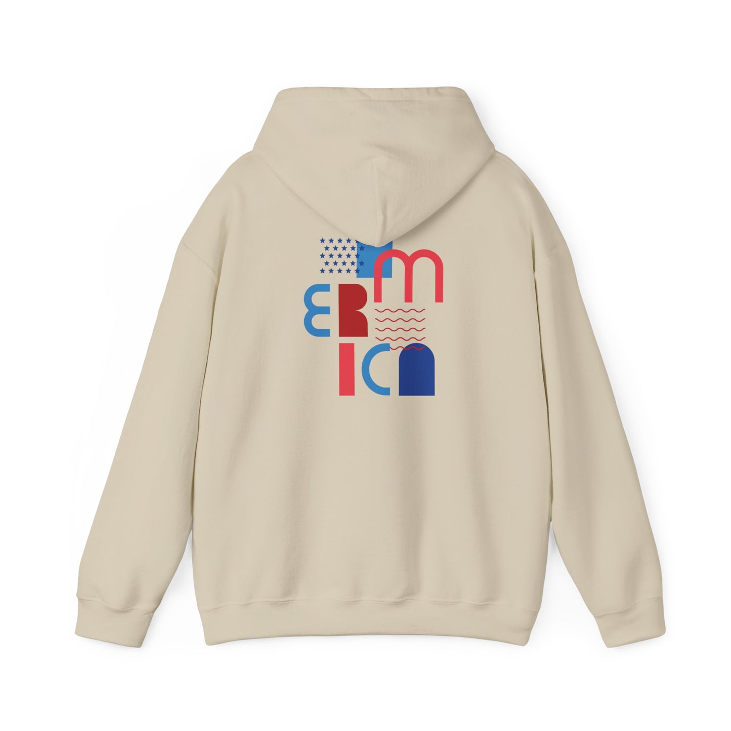 Hoodie “Americana” – Typographie graphique USA