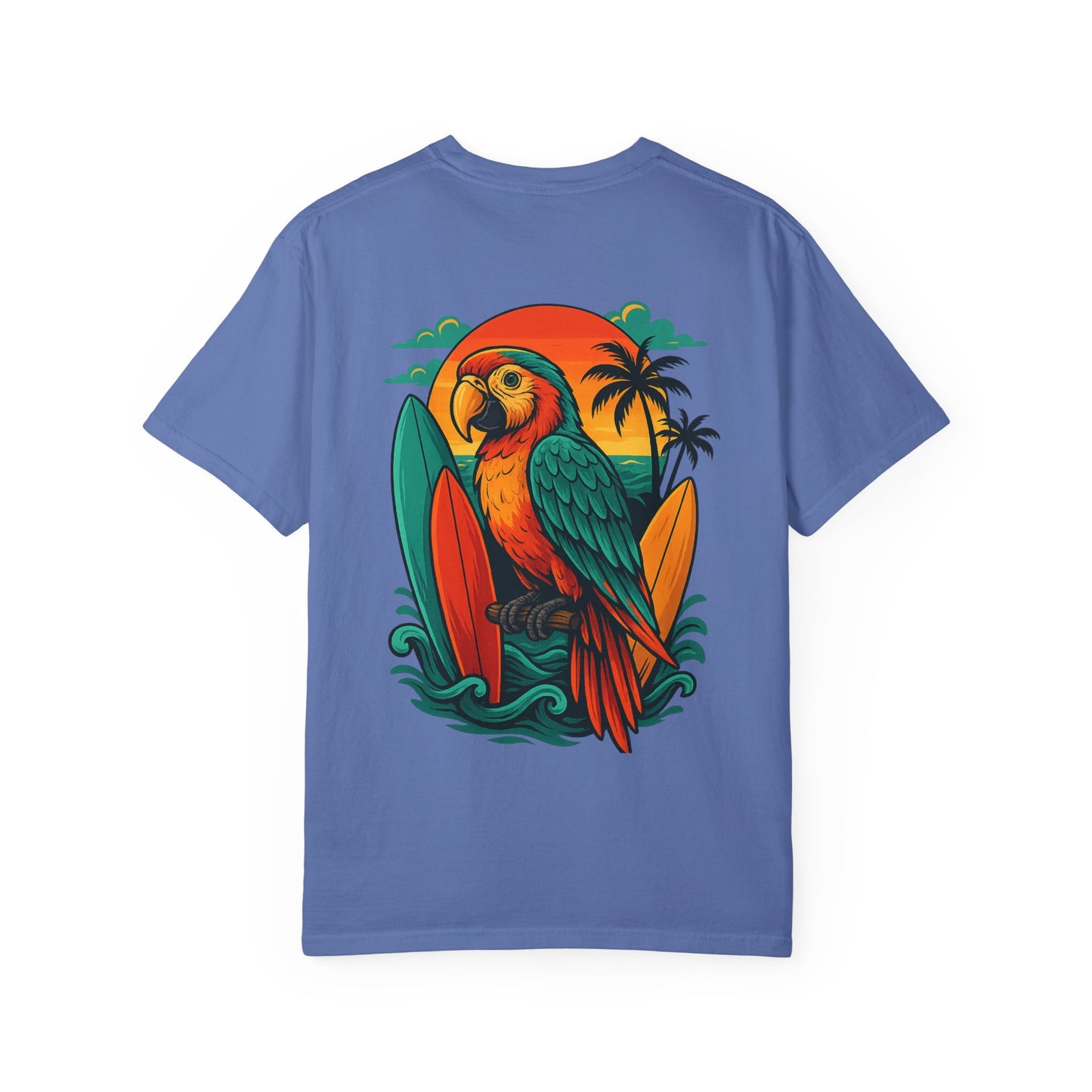 T-shirt unisexe “Perroquet surfeur”