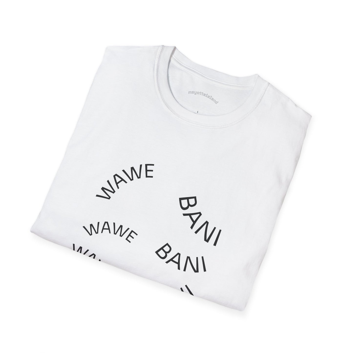 T-shirt Wawe Bani – Design Minimaliste Mahorais