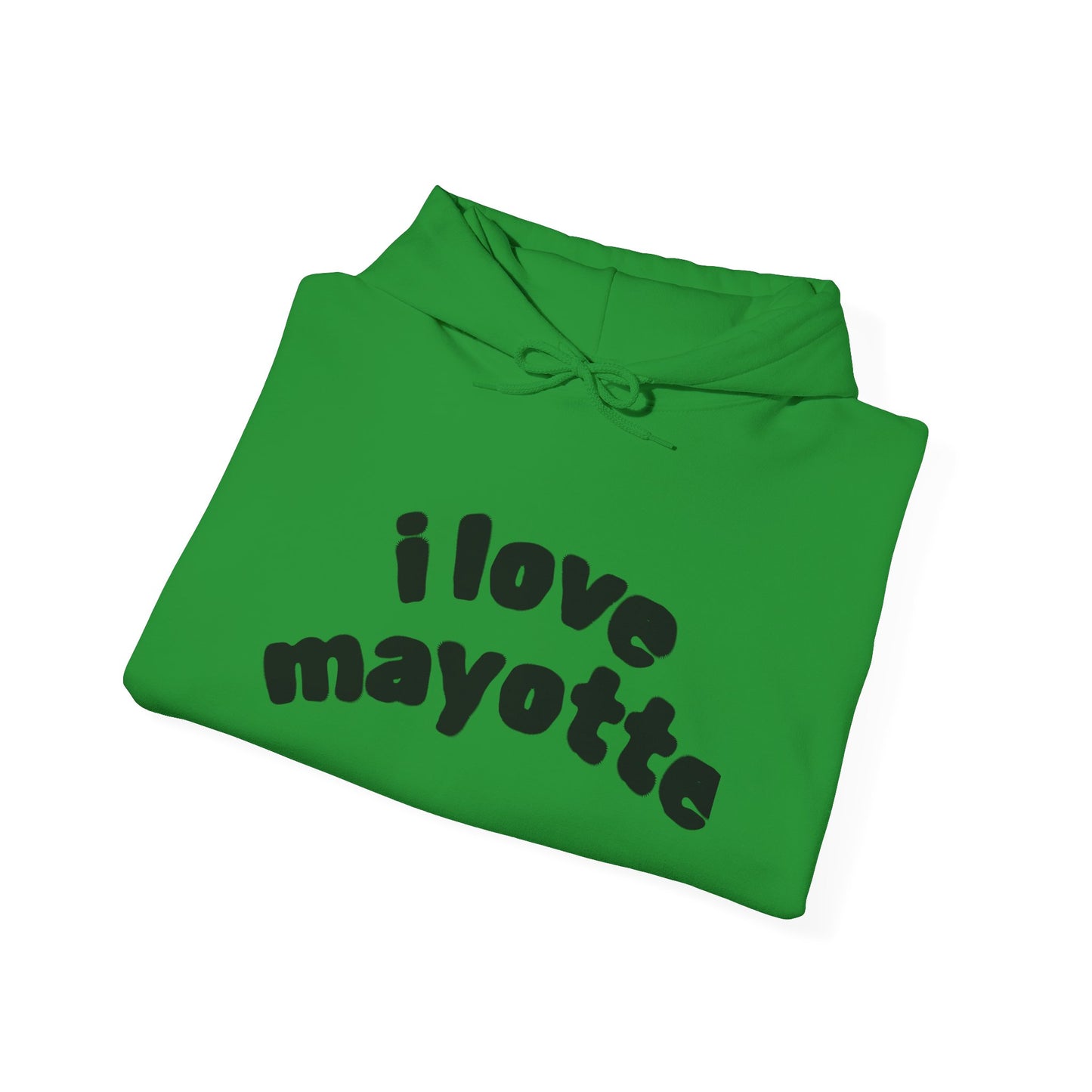 Hoodie I Love Mayotte – Hippocampe Tribal-unisex