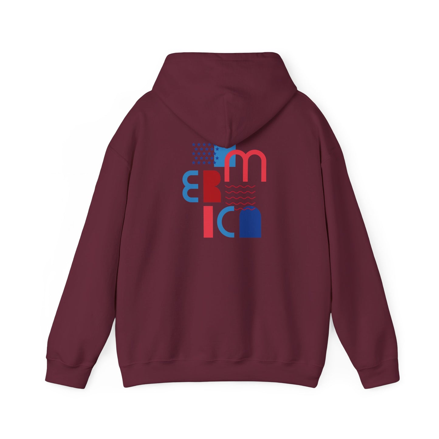 Hoodie “Americana” – Typographie graphique USA