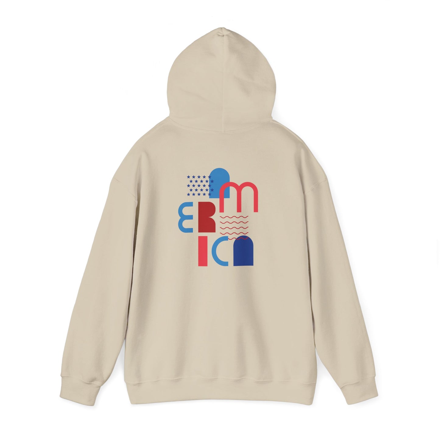 Hoodie “Americana” – Typographie graphique USA