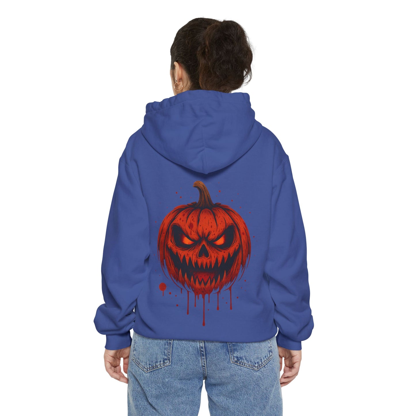 Hoodie “Bloody Pumpkin” – Evil Smile & Halloween Vibes