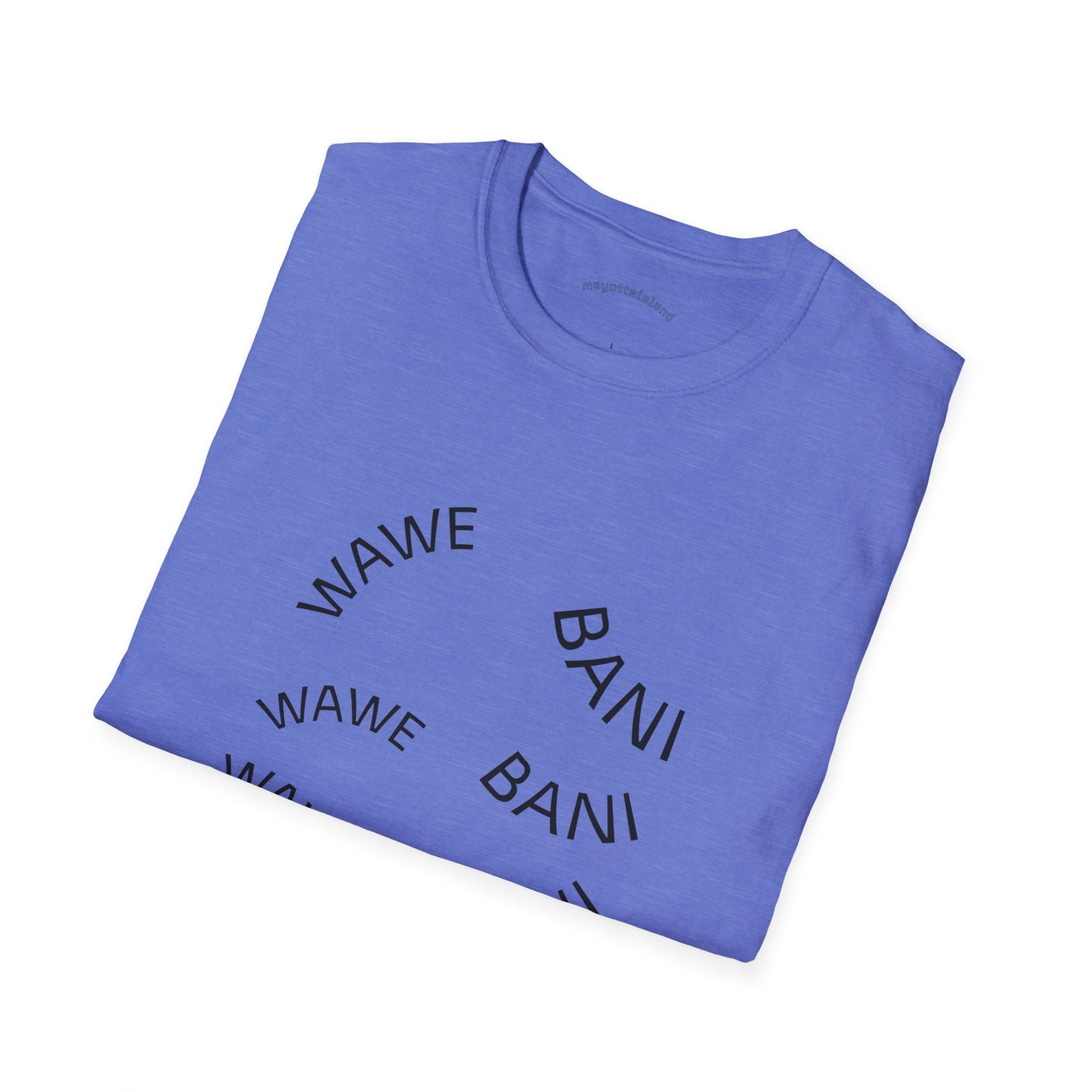 T-shirt Wawe Bani – Design Minimaliste Mahorais