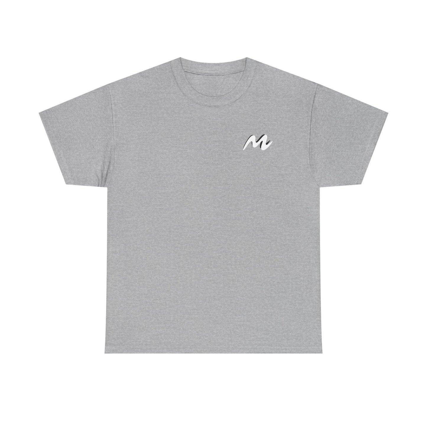T-shirt “Flower Sketch” – fleur en pointillés noir & blanc
