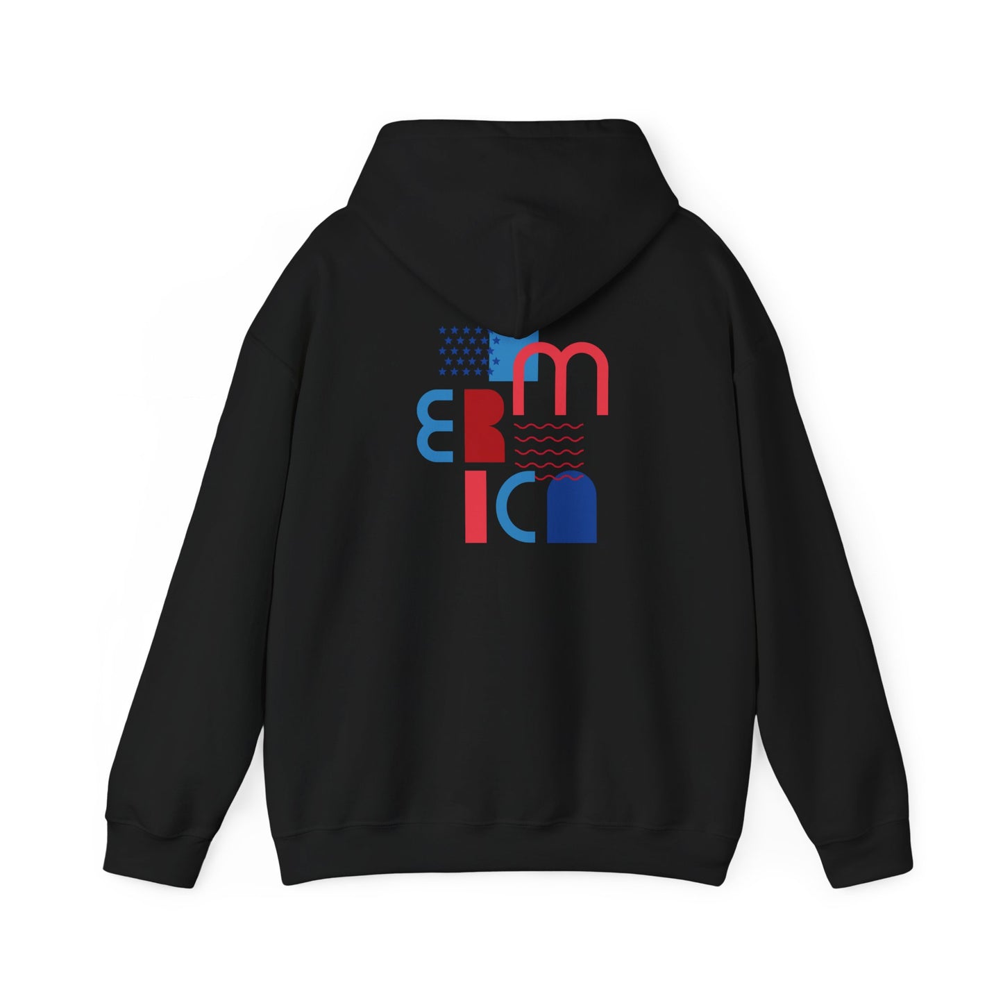 Hoodie “Americana” – Typographie graphique USA