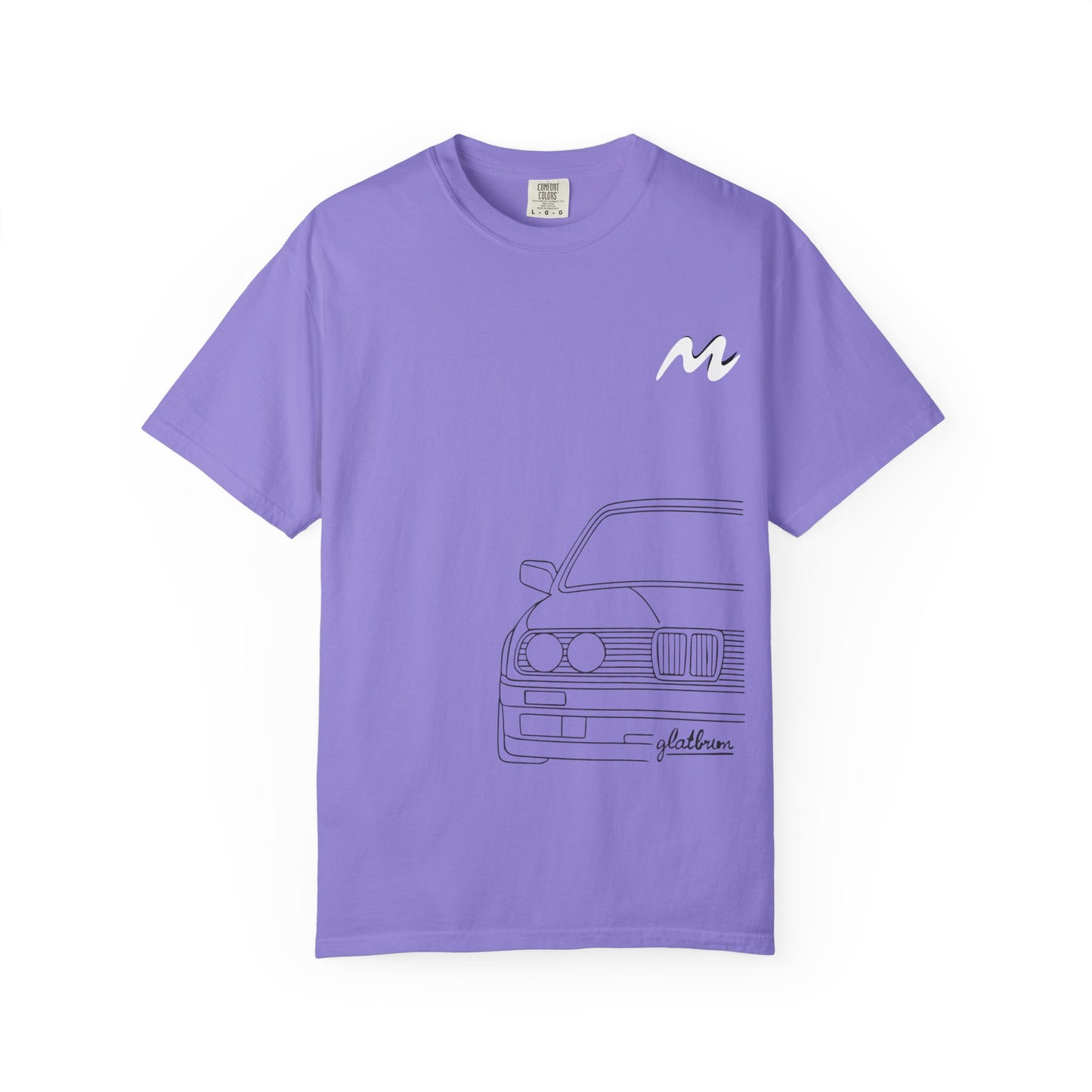 Classic Car Outline Unisex T-Shirt, Vintage Car Tee, Gift for Car Enthusiasts, Automotive Apparel, Daily Wear, Unisex Graphic Shirt