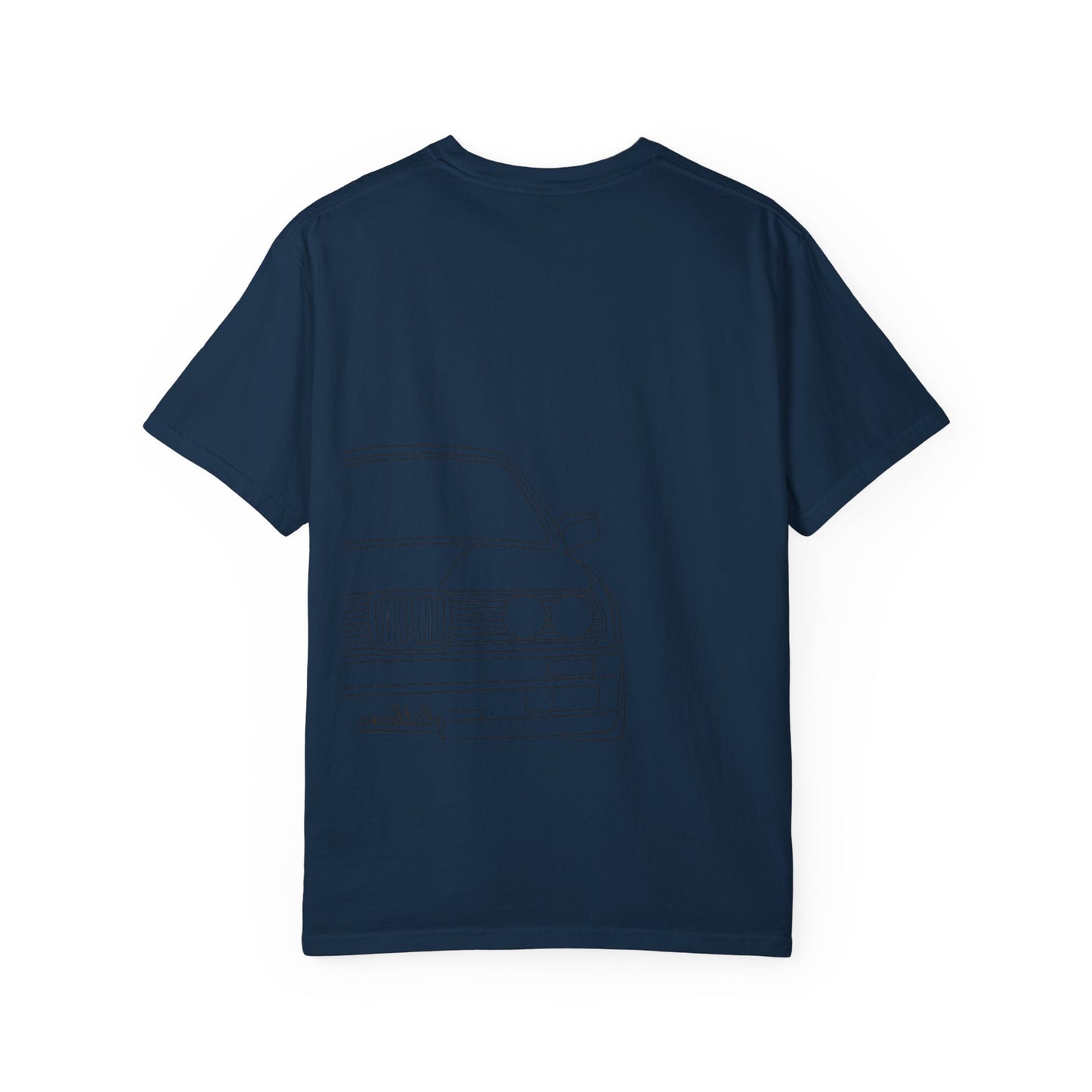 Classic Car Outline Unisex T-Shirt, Vintage Car Tee, Gift for Car Enthusiasts, Automotive Apparel, Daily Wear, Unisex Graphic Shirt