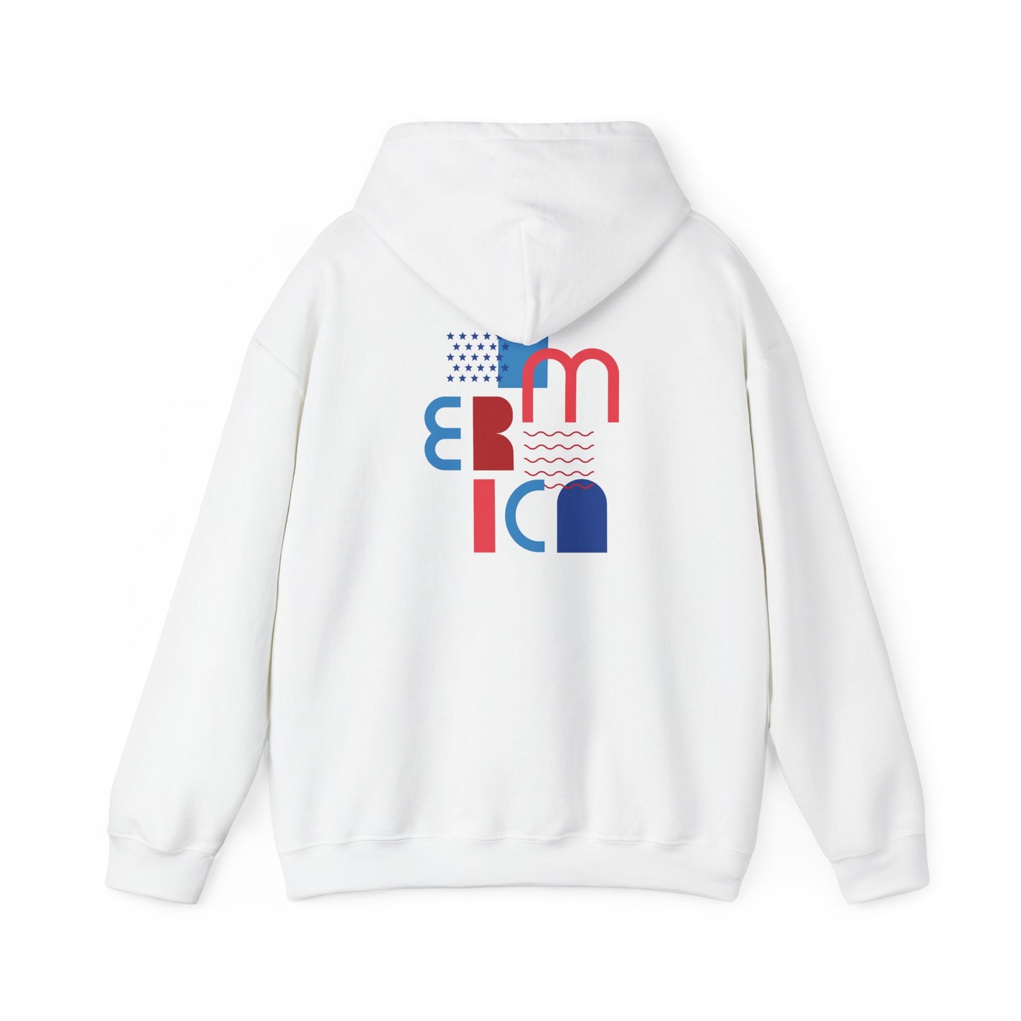 Hoodie “Americana” – Typographie graphique USA