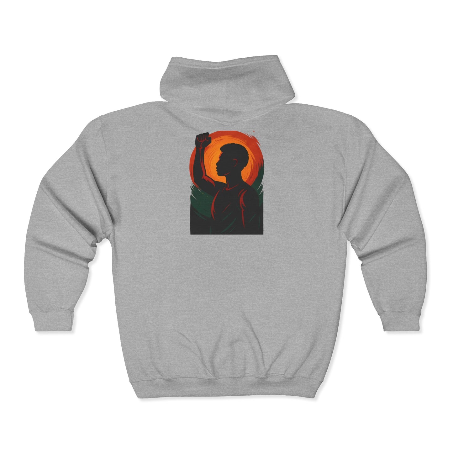 Hoodie zippé unisexe “Rise & Shine”