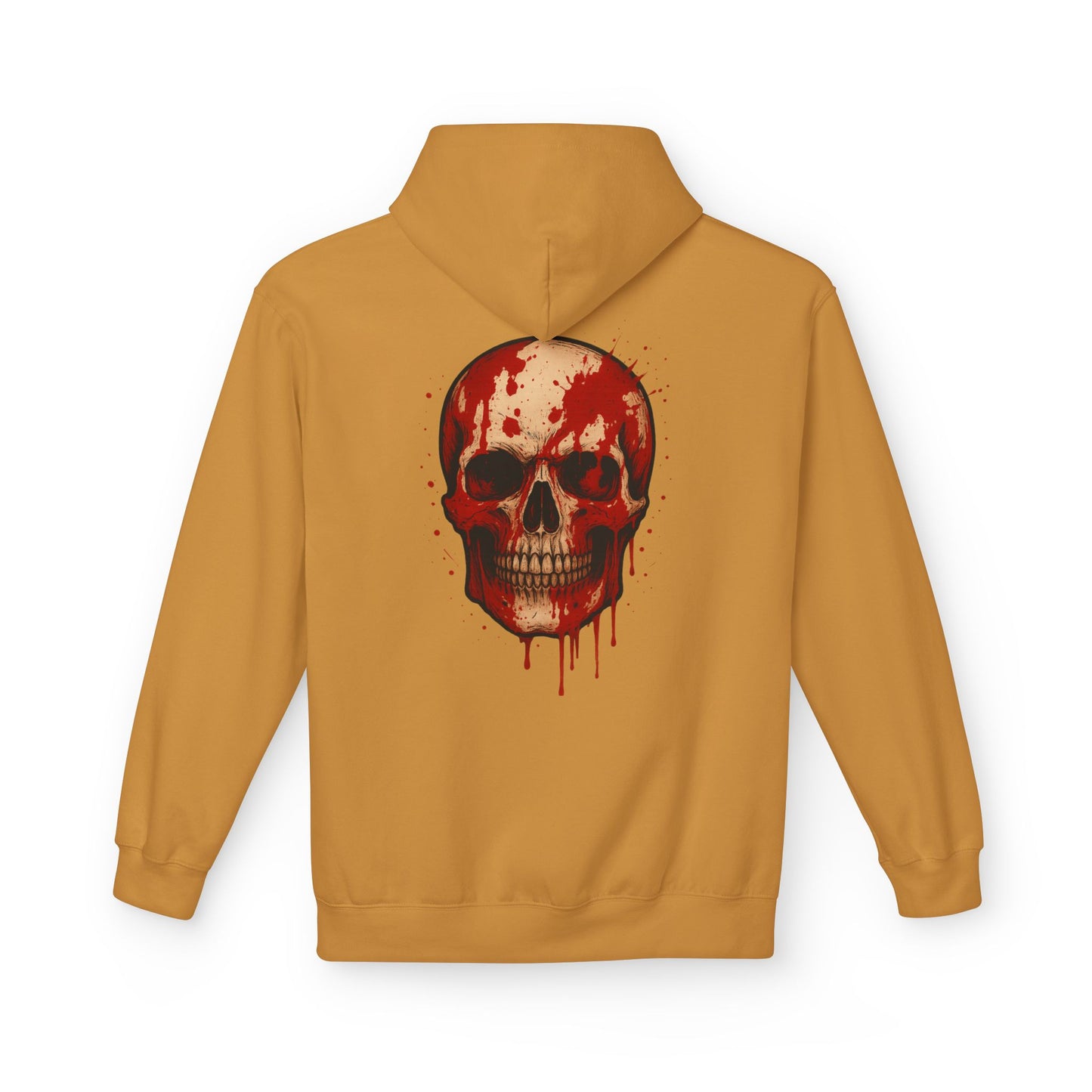Hoodie “Bloody Skull” – crâne sanglant réaliste