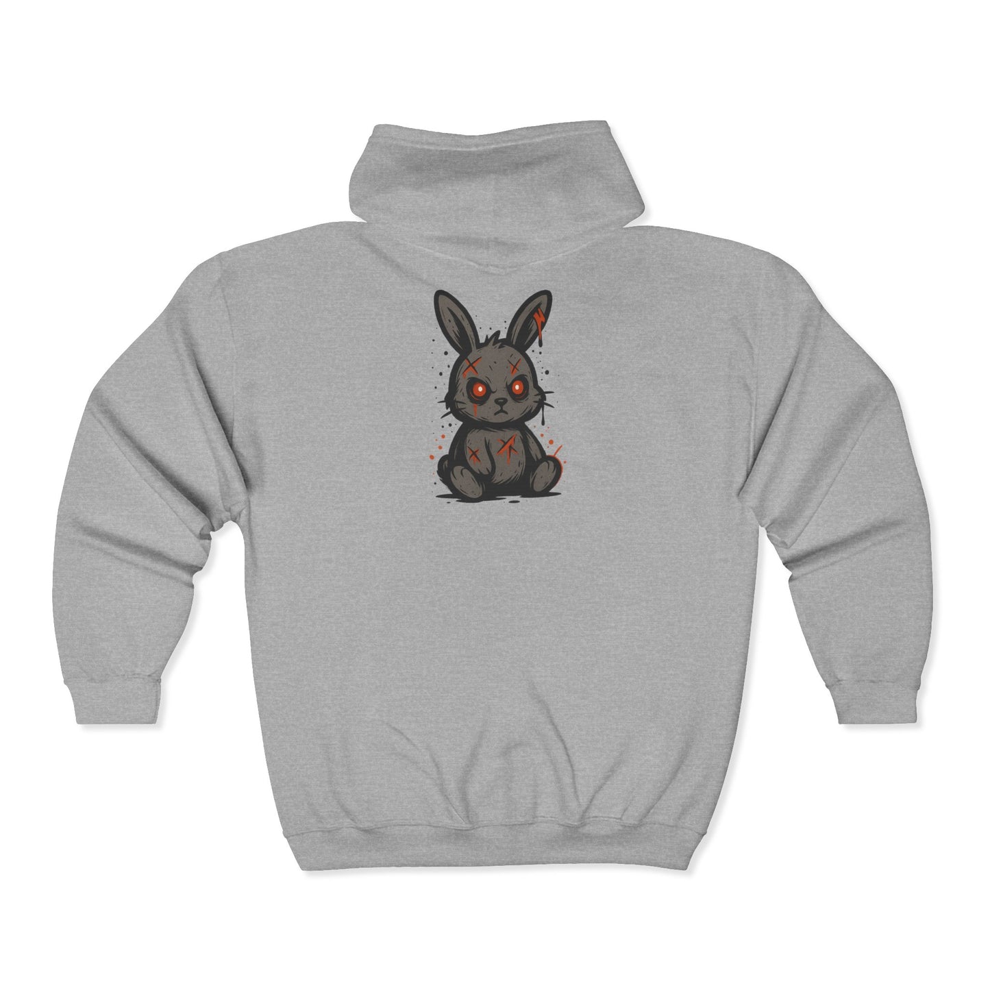 Hoodie “Dark Duality” – Evil Smile & Dark Bunny