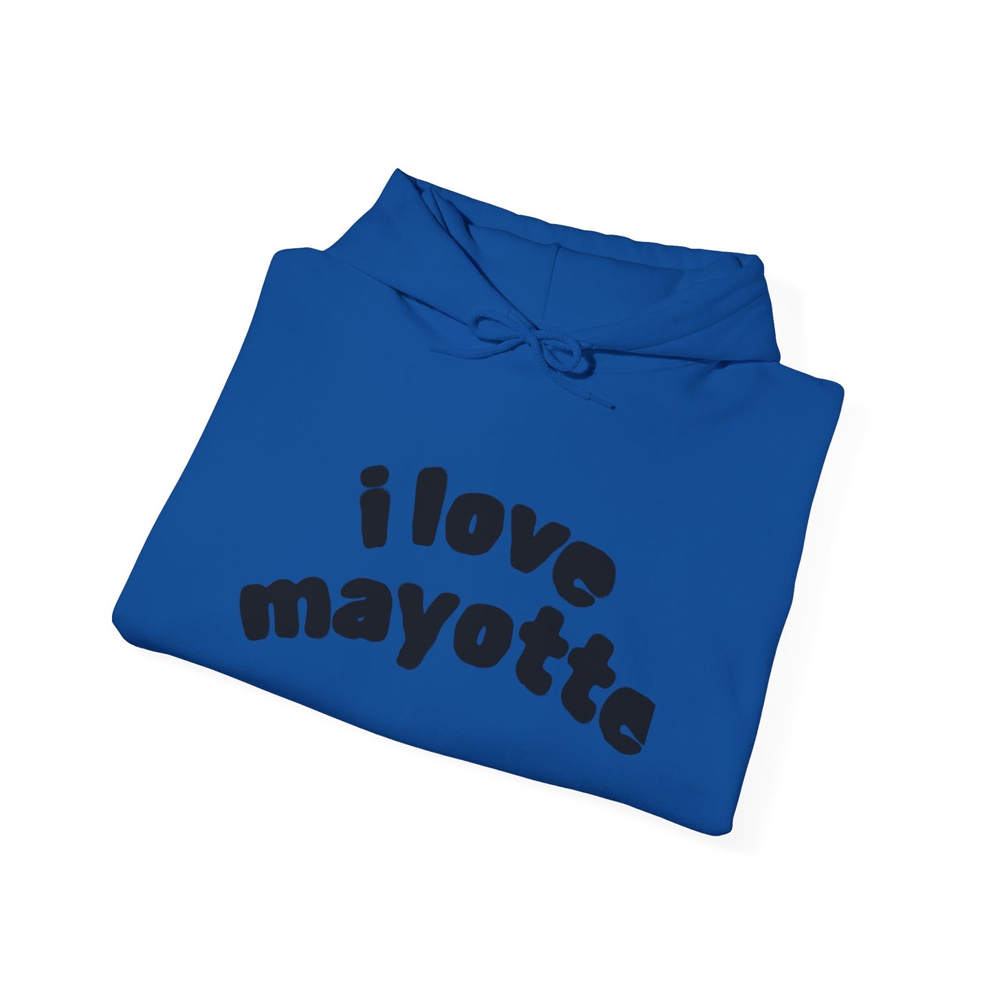 Hoodie I Love Mayotte – Hippocampe Tribal-unisex