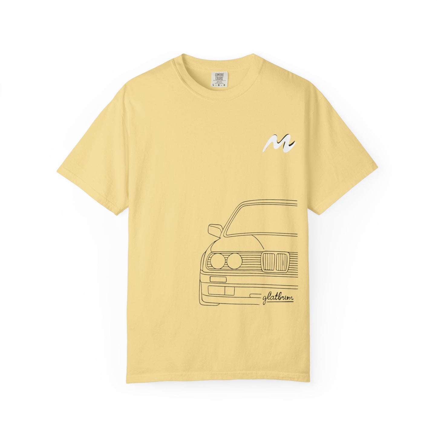 Classic Car Outline Unisex T-Shirt, Vintage Car Tee, Gift for Car Enthusiasts, Automotive Apparel, Daily Wear, Unisex Graphic Shirt