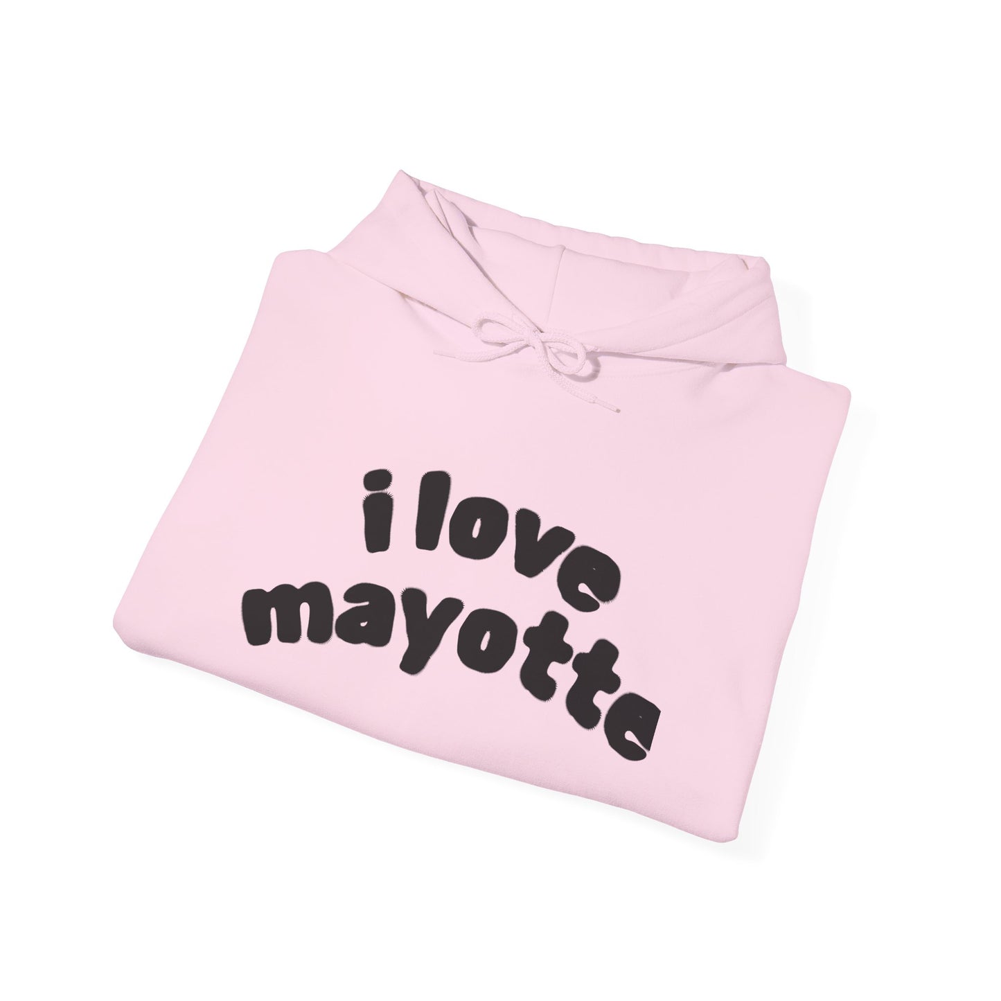 Hoodie I Love Mayotte – Hippocampe Tribal-unisex