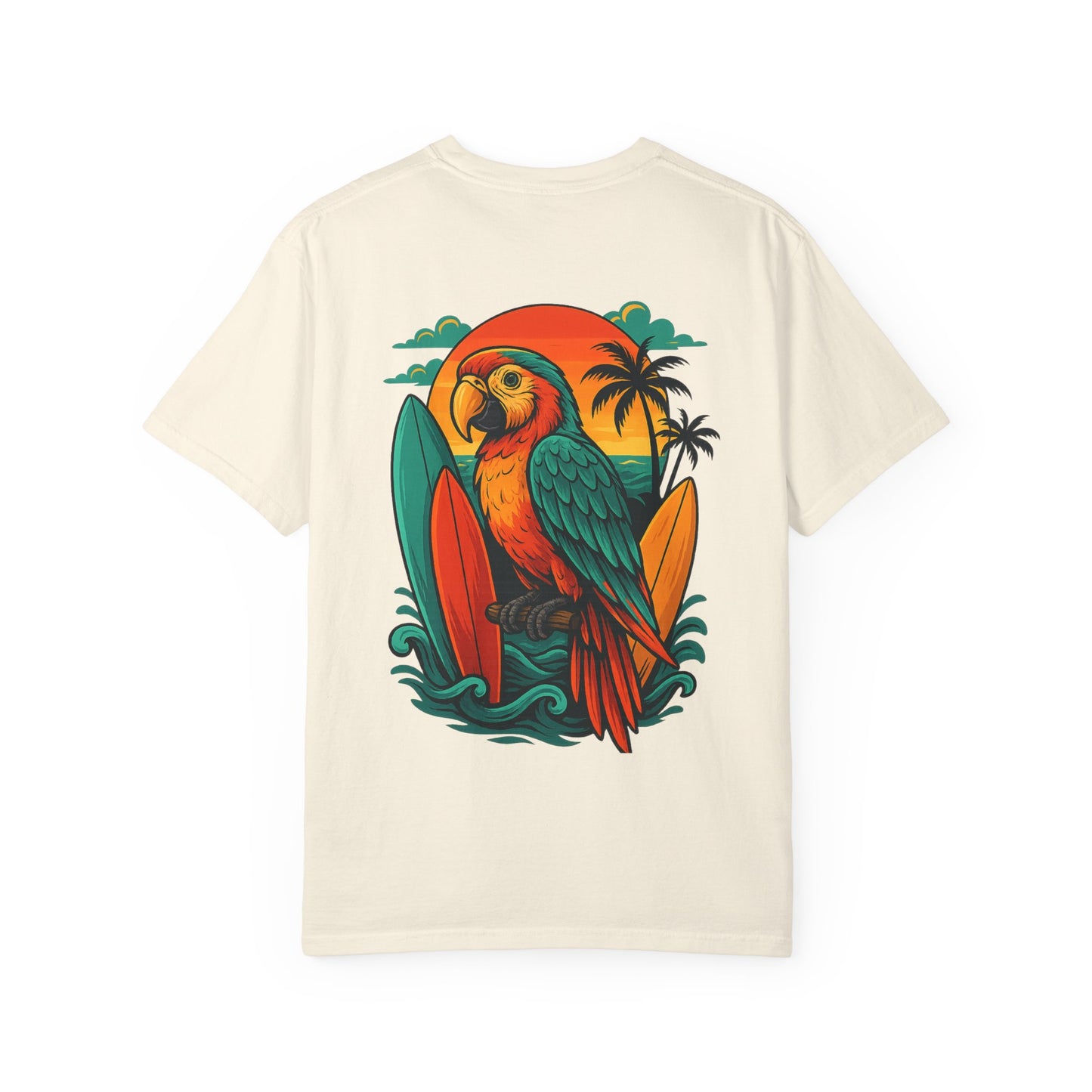 T-shirt unisexe “Perroquet surfeur”