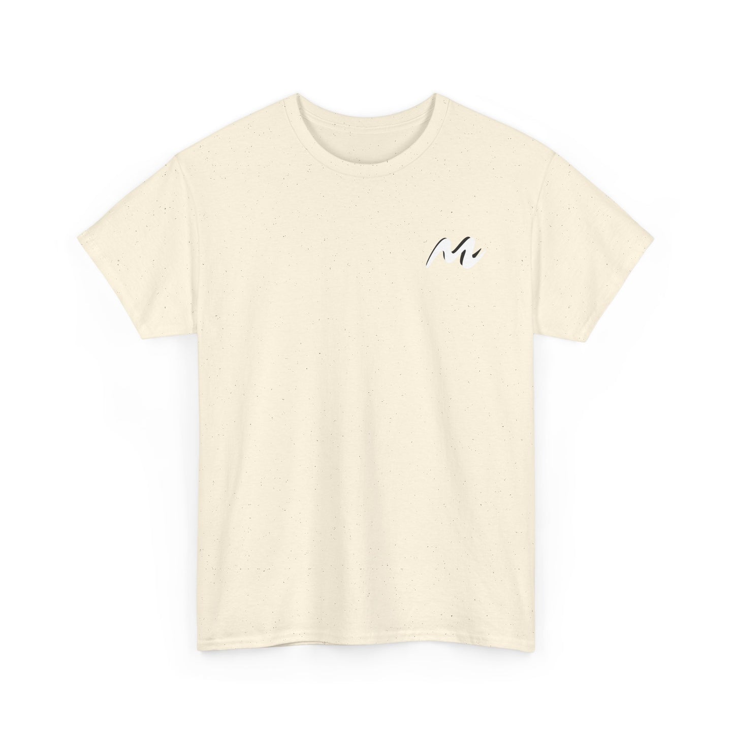 T-shirt “Flower Sketch” – fleur en pointillés noir & blanc