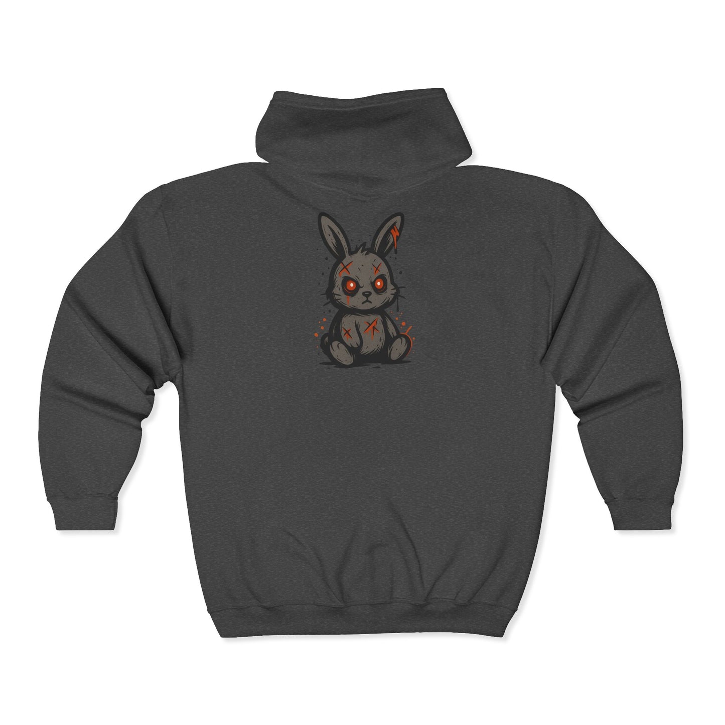 Hoodie “Dark Duality” – Evil Smile & Dark Bunny