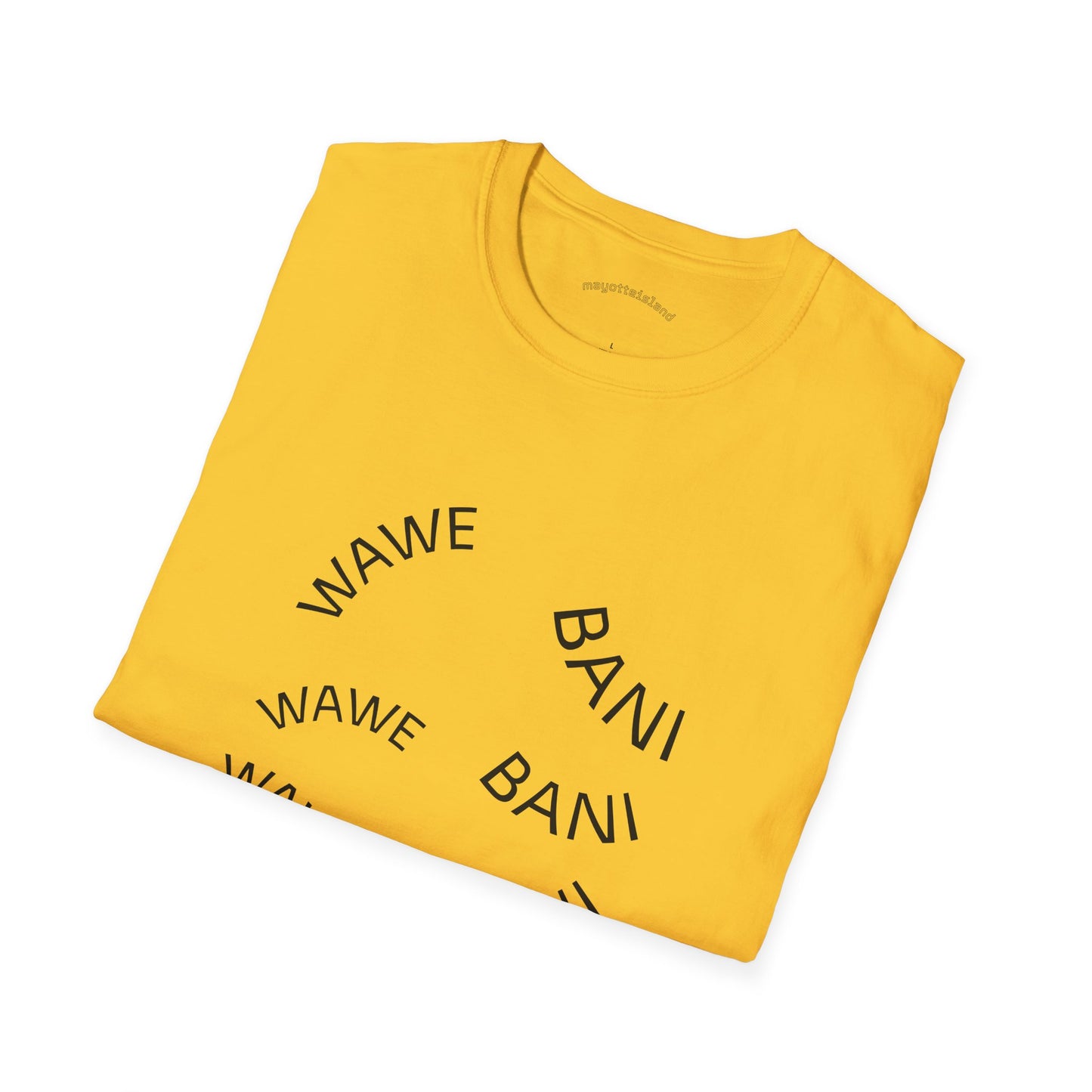 T-shirt Wawe Bani – Design Minimaliste Mahorais
