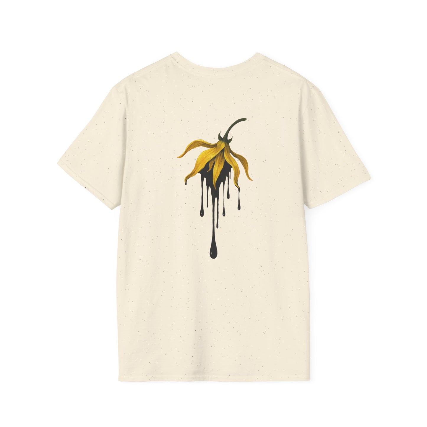 T-shirt unisexe “Fleur qui dégouline”