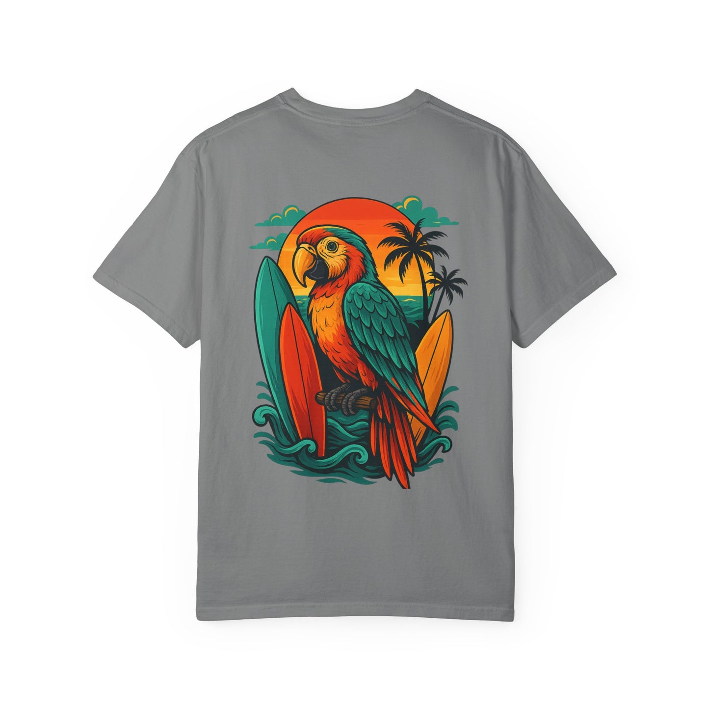 T-shirt unisexe “Perroquet surfeur”