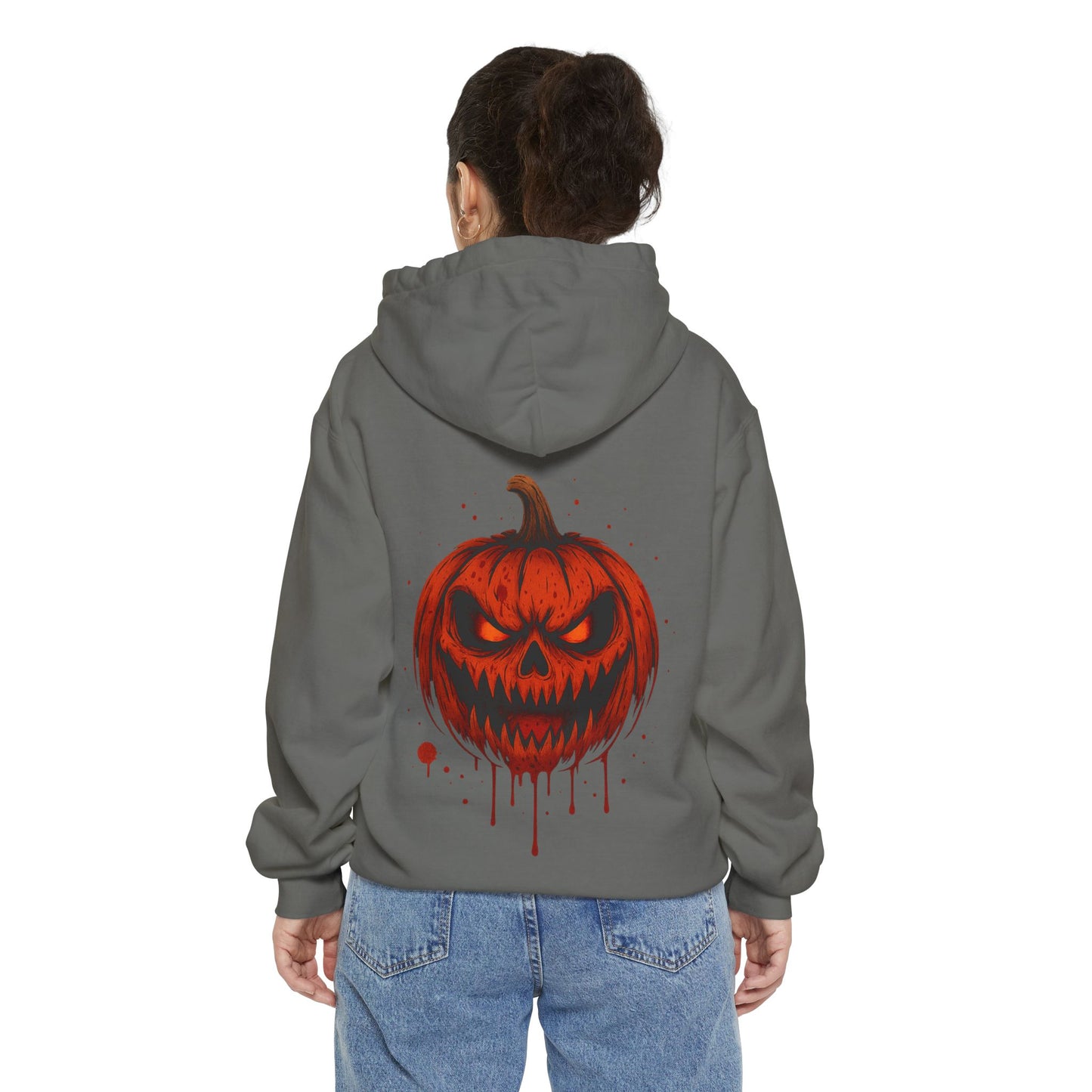 Hoodie “Bloody Pumpkin” – Evil Smile & Halloween Vibes