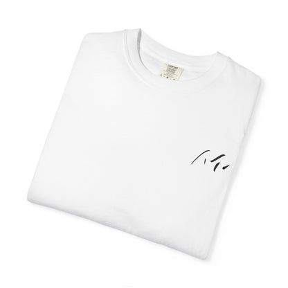 T-shirt casual “Sunset vibes” unisexe
