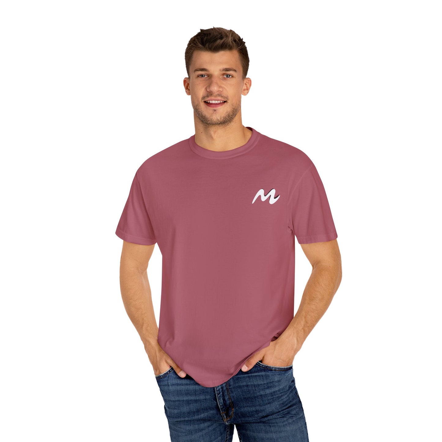 T-shirt esprit fleuri unisexe