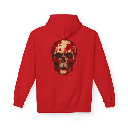 Hoodie “Bloody Skull” – crâne sanglant réaliste