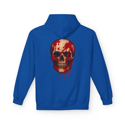 Hoodie “Bloody Skull” – crâne sanglant réaliste