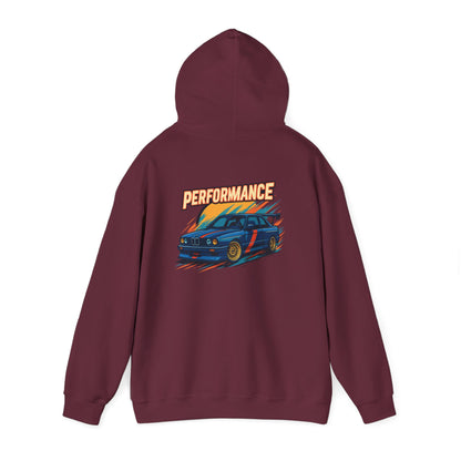 Performance Car Unisex Hoodie - Customizable Streetwear, Gift for Car Lovers, Casual Wear, Birthday Gift, Everyday Comfort