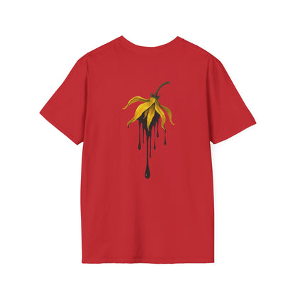 T-shirt unisexe “Fleur qui dégouline”