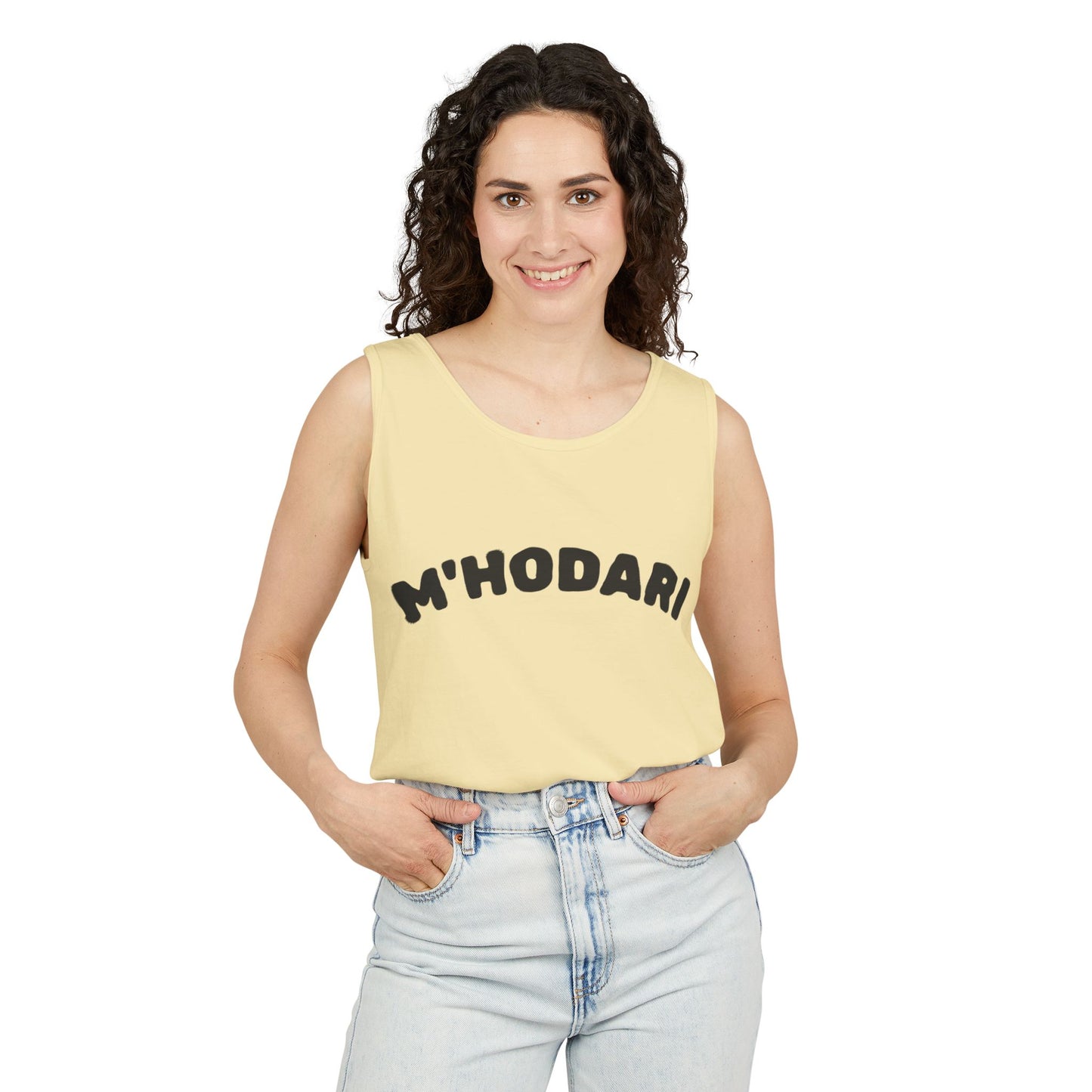 Débardeur “M’Hodari” – Minimaliste & puissant | Esprit Mahorais