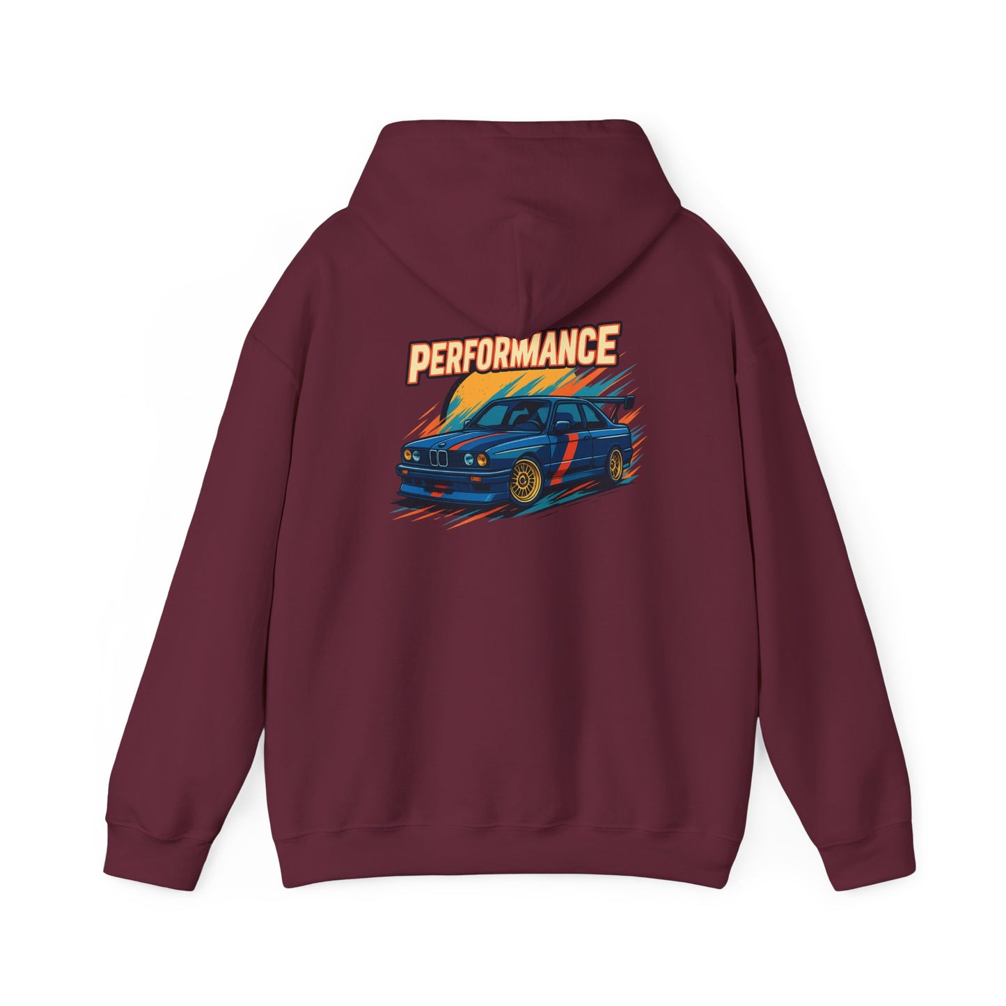 Performance Car Unisex Hoodie - Customizable Streetwear, Gift for Car Lovers, Casual Wear, Birthday Gift, Everyday Comfort