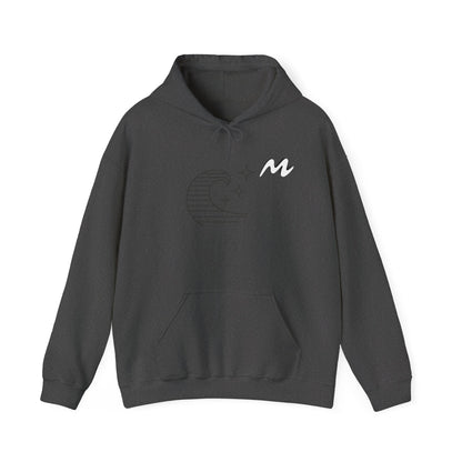 Hoodie “Ocean Wave” – vague minimaliste & étoiles
