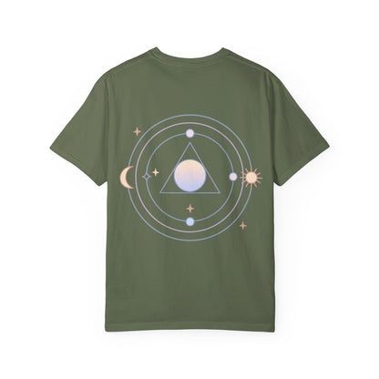 Cosmic Dreams T-Shirt, Unisex Space Tee, Celestial Graphic T-Shirt, Astrology Gift, Vintage-Inspired Apparel